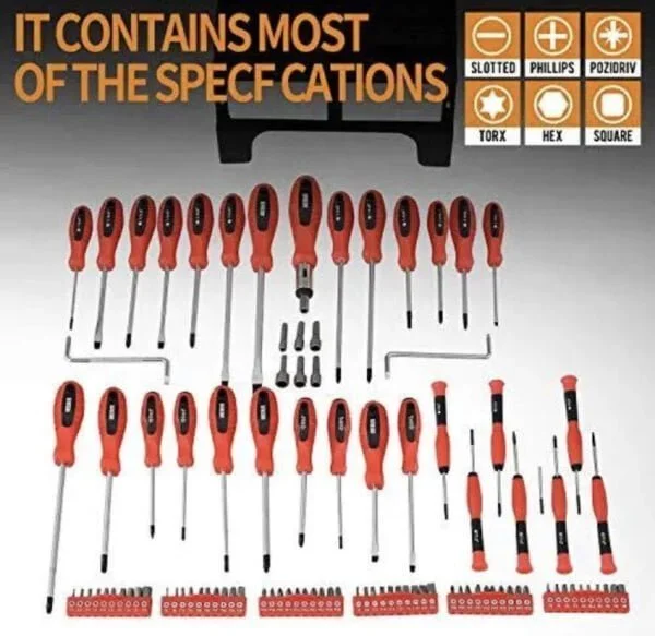 Screwdriver Kit 100 pieces - Image 2