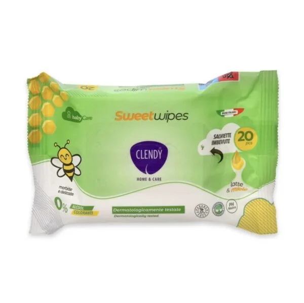 Clendy baby wipes honey 72 pcs